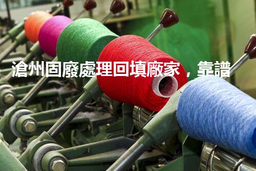 滄州固廢處理回填廠家，靠譜不？快來(lái)瞧瞧！